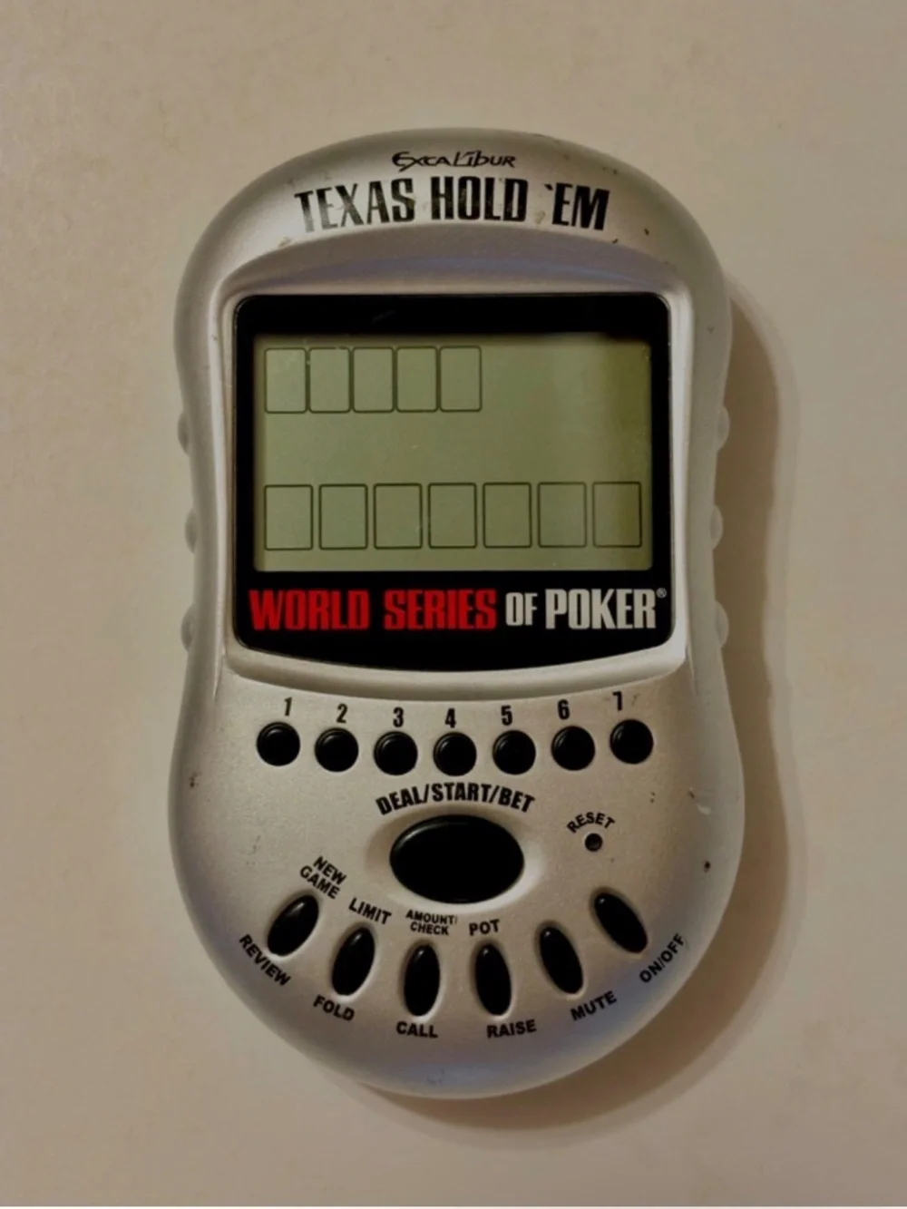 WSOP World Series Of Poker Electronic Texas Hold ‘Em Game Excalibur Works